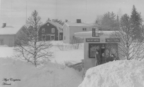 Kiosken utmed Bruksgatan i Hörnefors